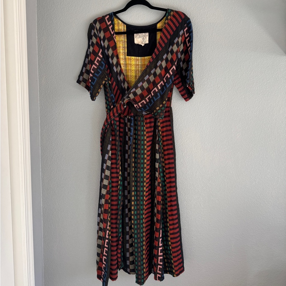 Ace and Jig Wrap Dress in Fiesta Print